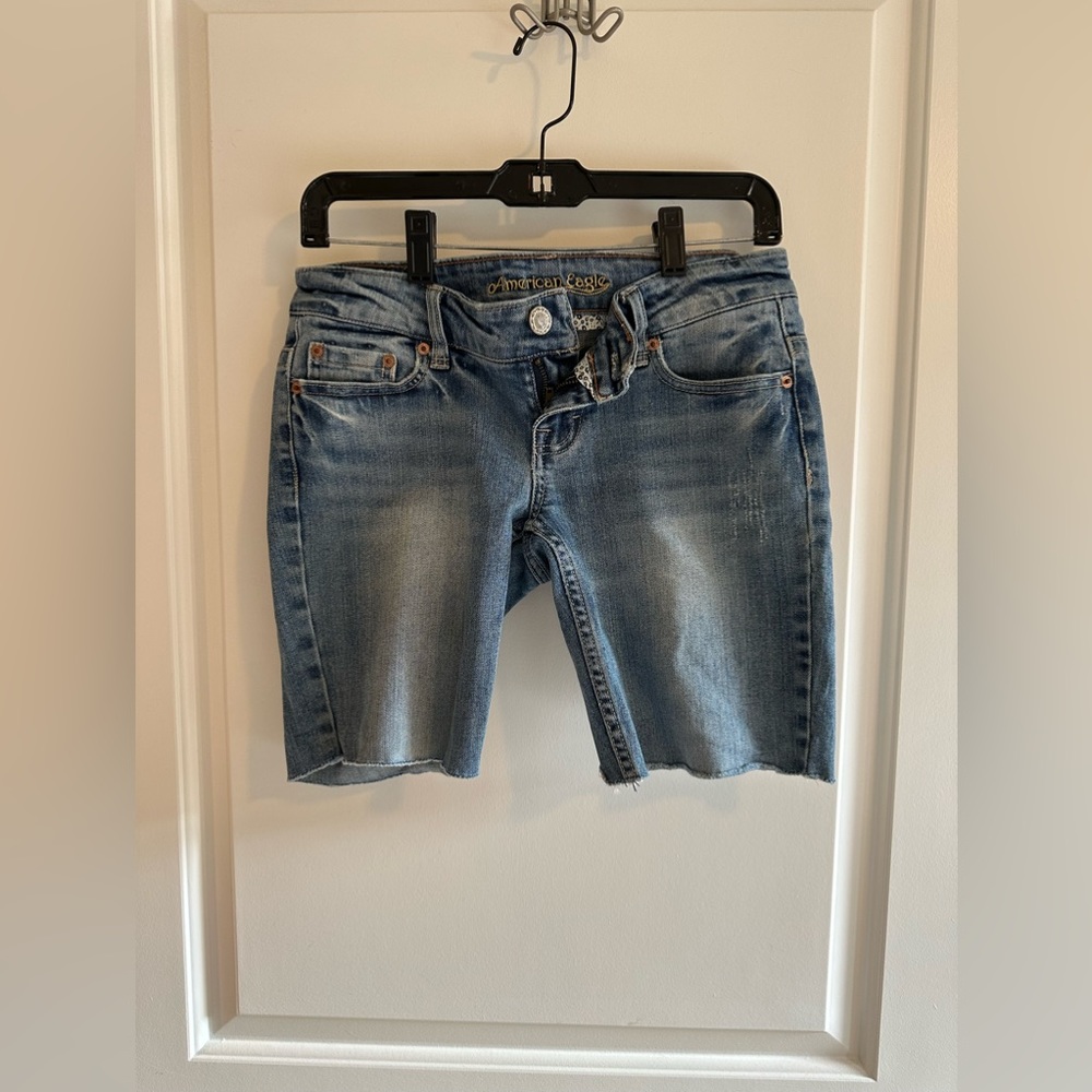 American Eagle Cutoff Jean Bermuda Shorts